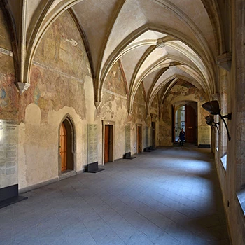 Cloister in Emmaus Monastery Prague