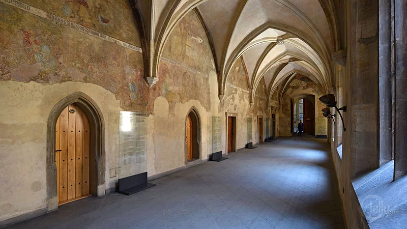 Cloister in Emmaus Monastery Prague