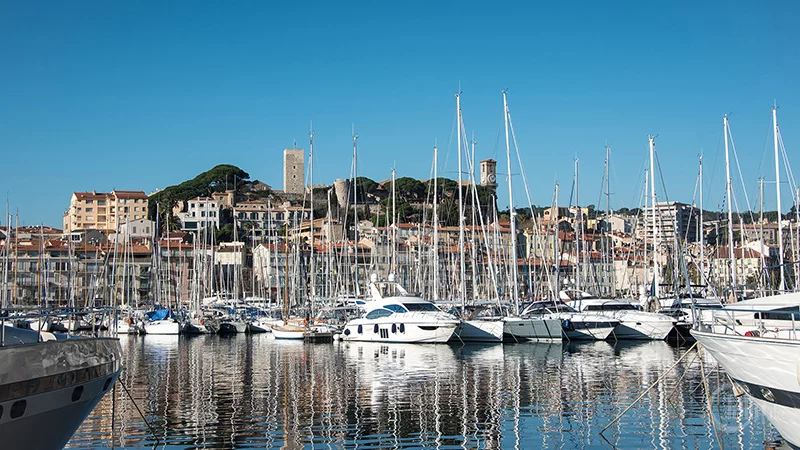 Hafen in Cannes