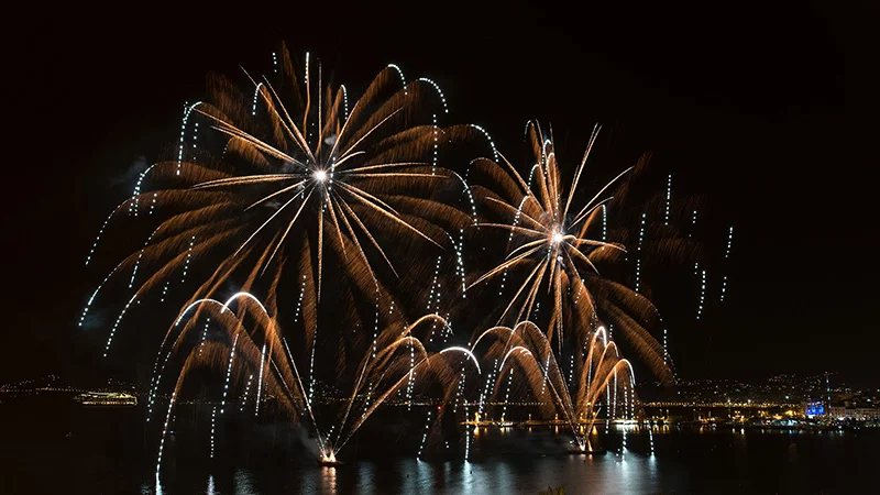 Fireworks Cannes New Years Eve