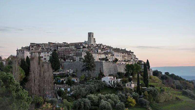 Saint-Paul-de-Vence at sunset