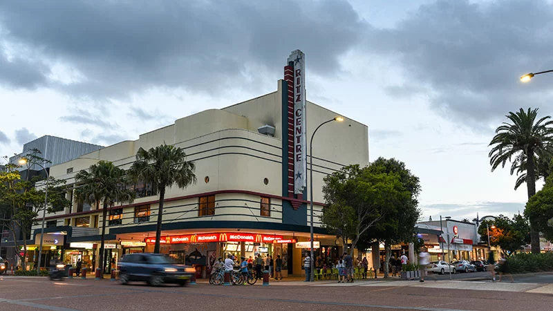 Downtown of Port Macquarie within walking distance