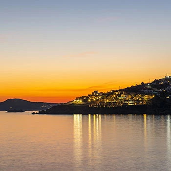 Sonnenuntergang Platis Gialos Mykonos