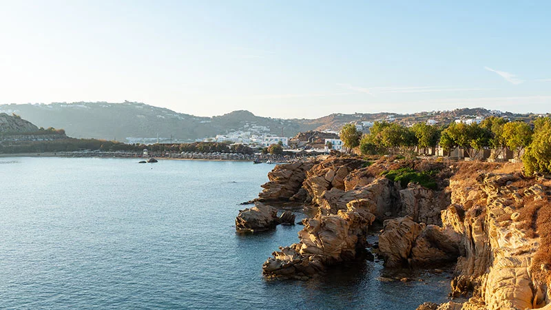 Paraga Beach on Mykonos