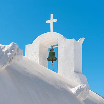 Roof of a chapel in Oia