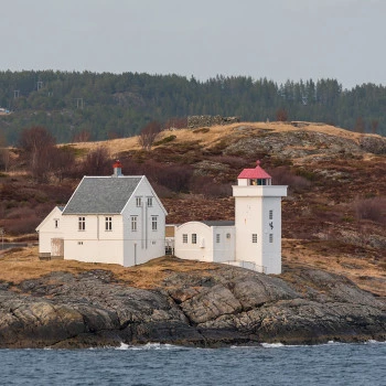 Lighthouse on Terningen in Norway