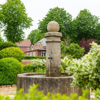 Park an der Mühle in Wyk auf der Insel Föhr