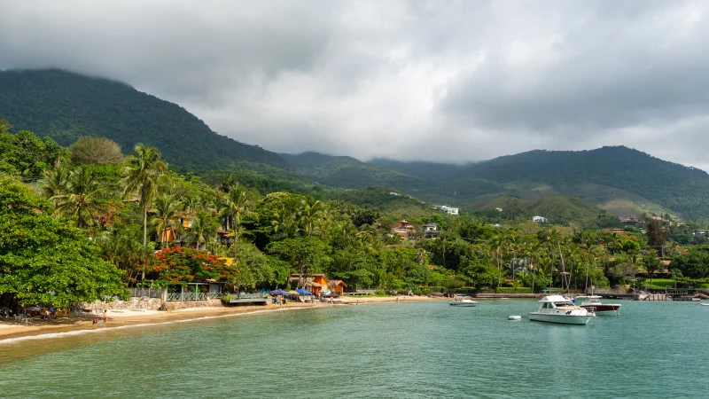 Praia da Ponta Azeda Ilhabela Brasilien