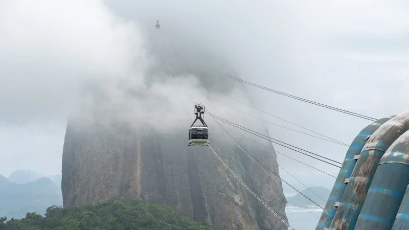 Cable car to Sugarloaf Mountain in Rio