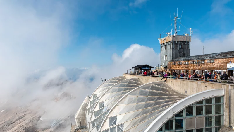 Bergstation auf der Zugspitze