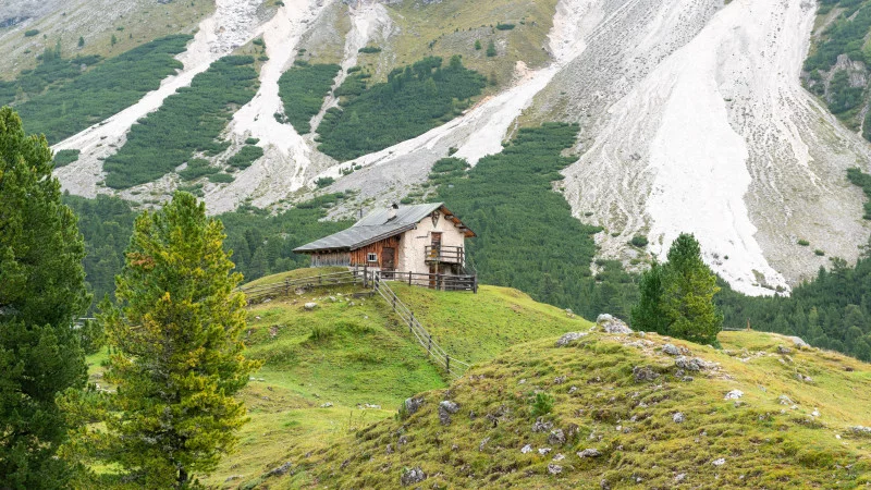 Mountain hut in South Tyrol
