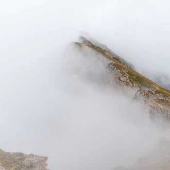 Seceda im Nebel