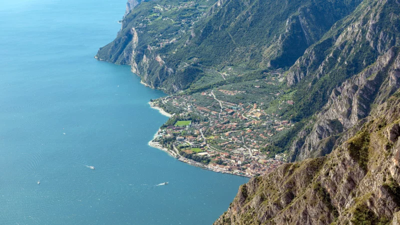 View of Limone Sul Garda View of Limone Sul Garda