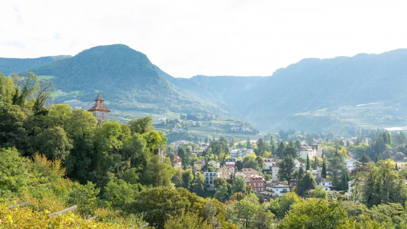 View of Zenoburg and Meran