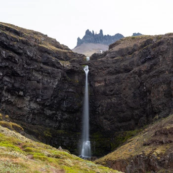 Floegufoss waterfall