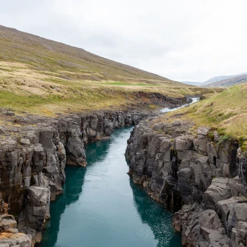 River Joekulsa a Bru in Iceland