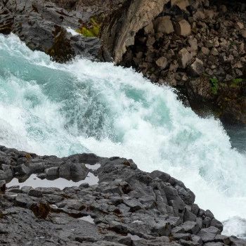 Geitafoss waterfall in Iceland