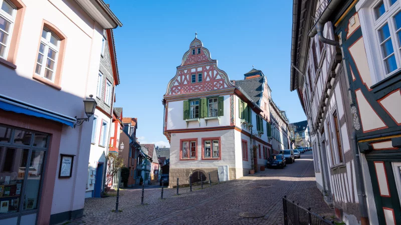 Old half-timbered house in Idstein