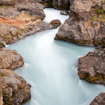 Barnafoss Wasserfall