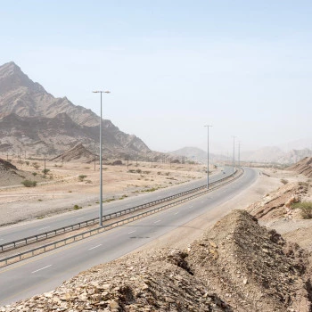 Autobahn 17 im Oman