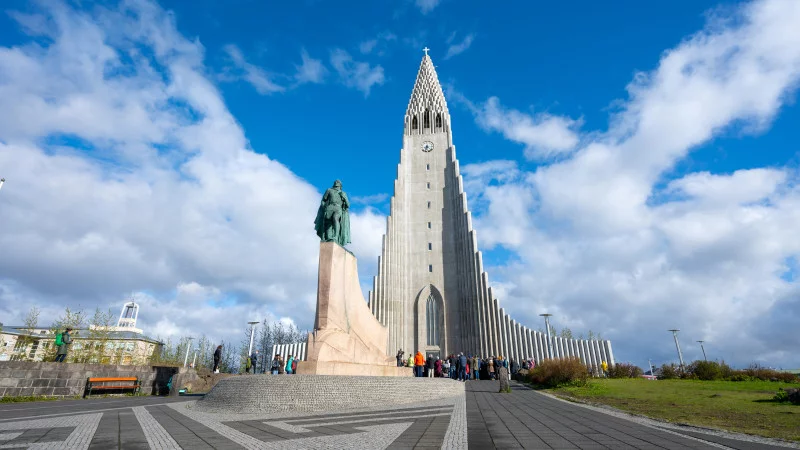Hallgrimskirkja in Reykjavik Hallgrimskirkja in Reykjavik