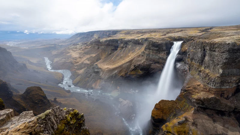 Haifoss long exposure Haifoss long exposure