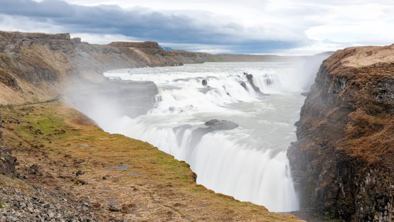 Gullfoss long exposure