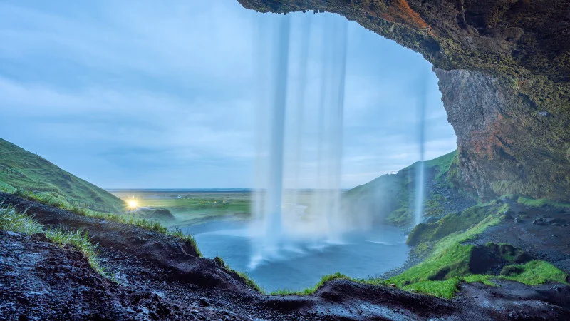 Schönster Wasserfall in Island