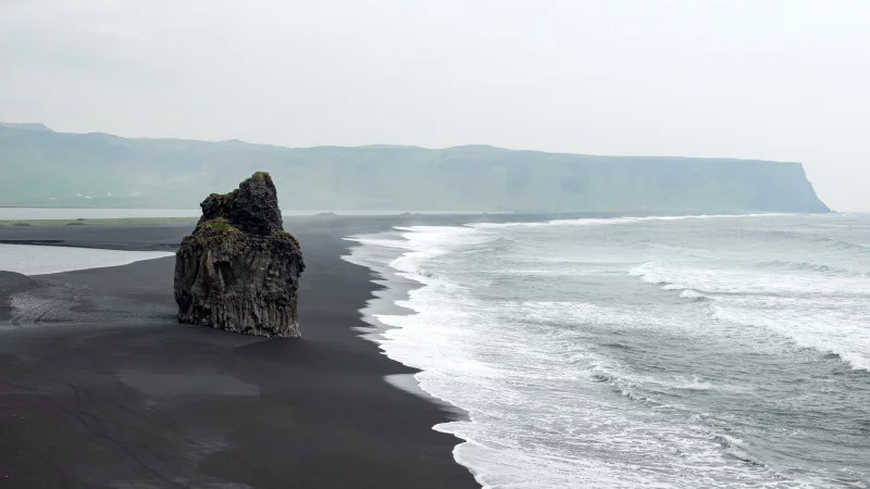 Rock at Reynisfjara Beach