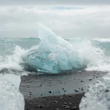 Iceberg in the sea