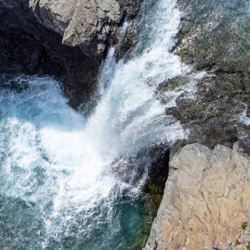 Skutafoss von oben