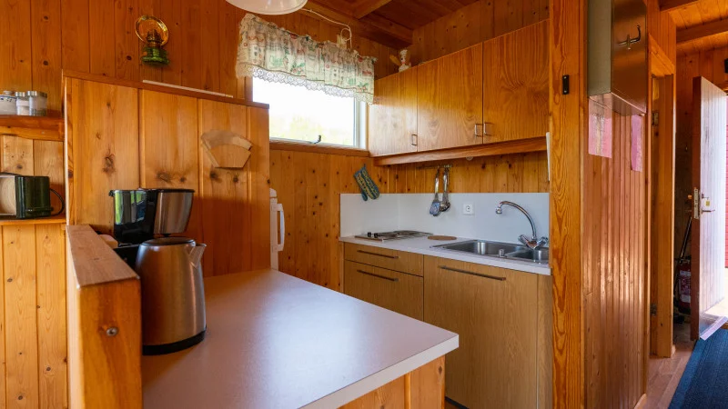 Simple kitchen in the living/dining area, but everything there that you need