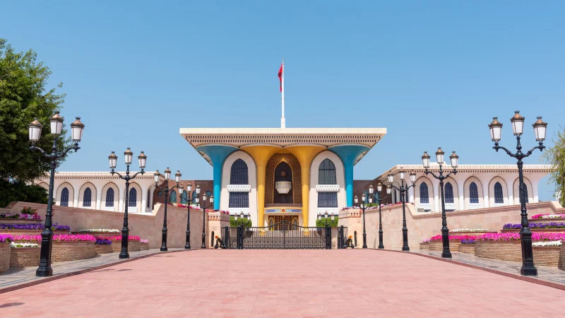 Al Alam Palace in Mutrah