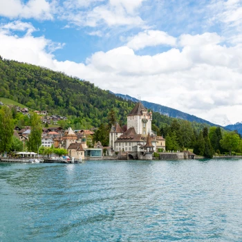 Oberhofen Castle on Lake Thun