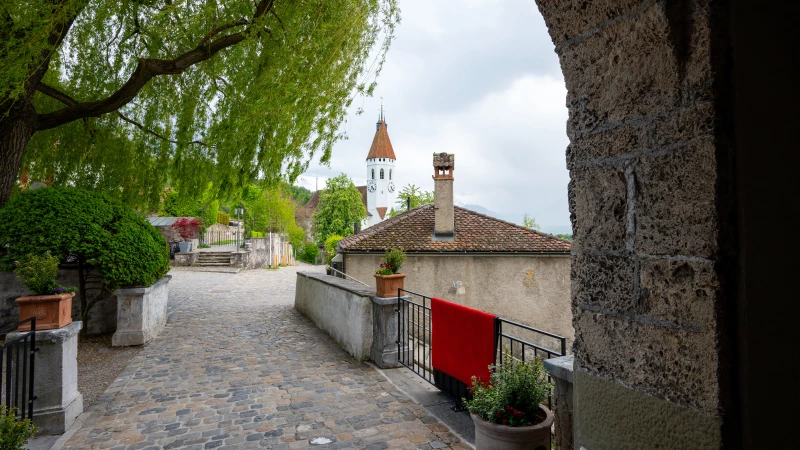 Thun Castle and City Church