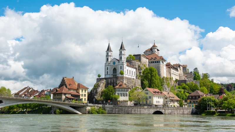 Aarburg Fortress on the Aare