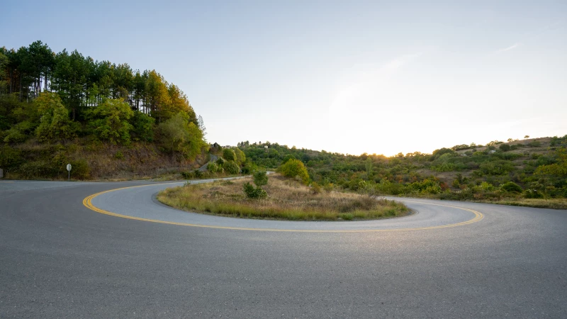 Switchback in Greece