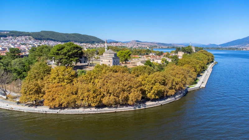 Festung Ioannina mit Fetichie-Moschee Festung Ioannina mit Fetichie-Moschee