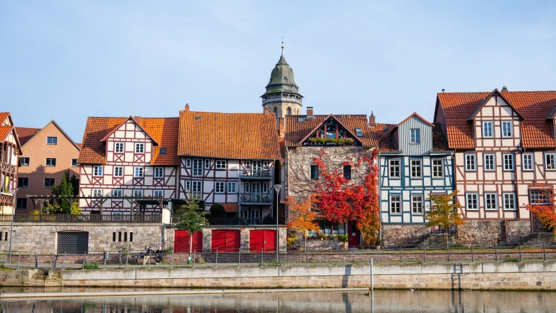 Old town of Hann Münden an der Fulda