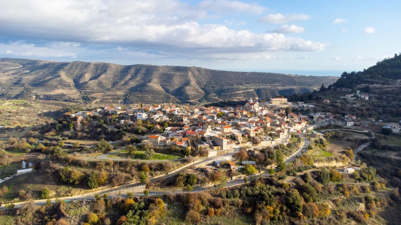 Dora on Cyprus from the air