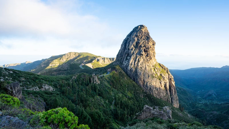 Blick auf den Roque de Agando