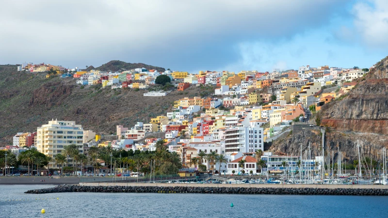 San Sebastian from the ferry