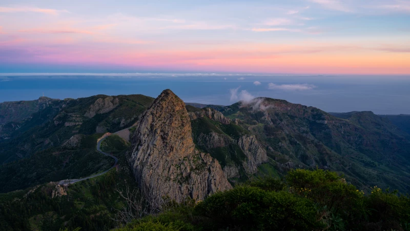 Roque de Agando from Mirador del Morro de Agando