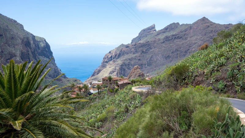 Blick auf Masca auf Teneriffa