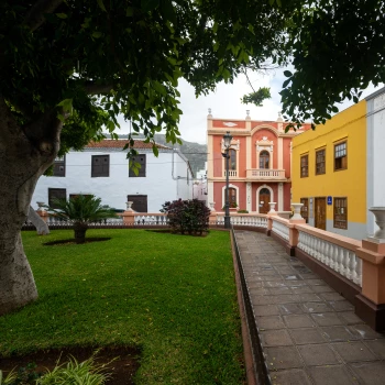 Central square in Buenavista del Norte