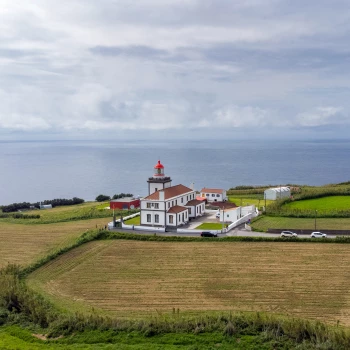 Leuchtturm im Westen von Sao Miguel