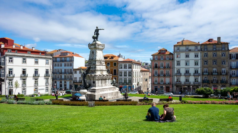 Monument Infante Dom Henrique in Porto Monument Infante Dom Henrique in Porto