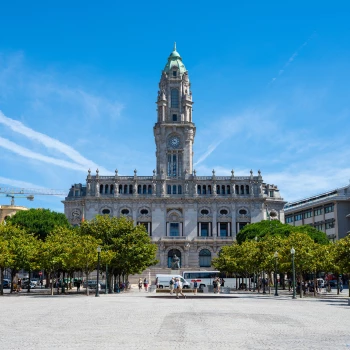 Das Rathaus von Porto