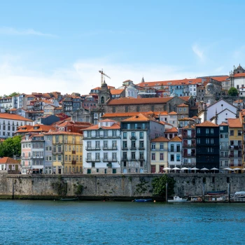 View of the old town of Porto