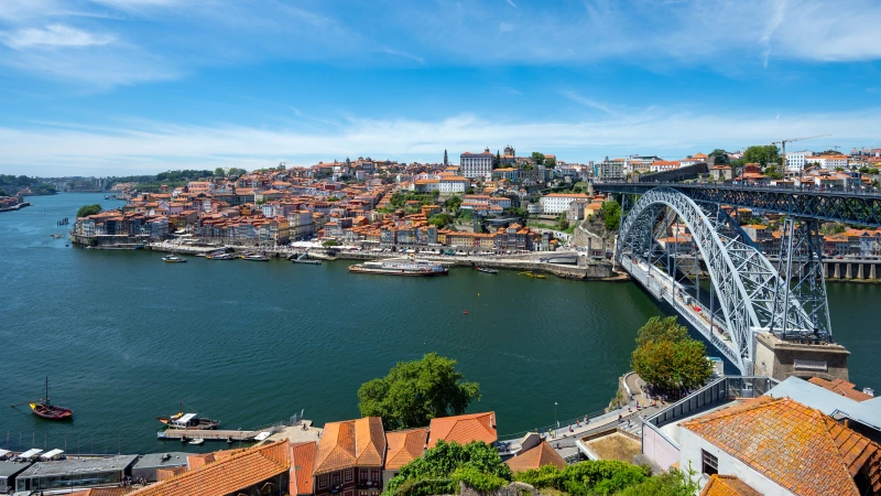 Landschaftsbild Porto in Portugal